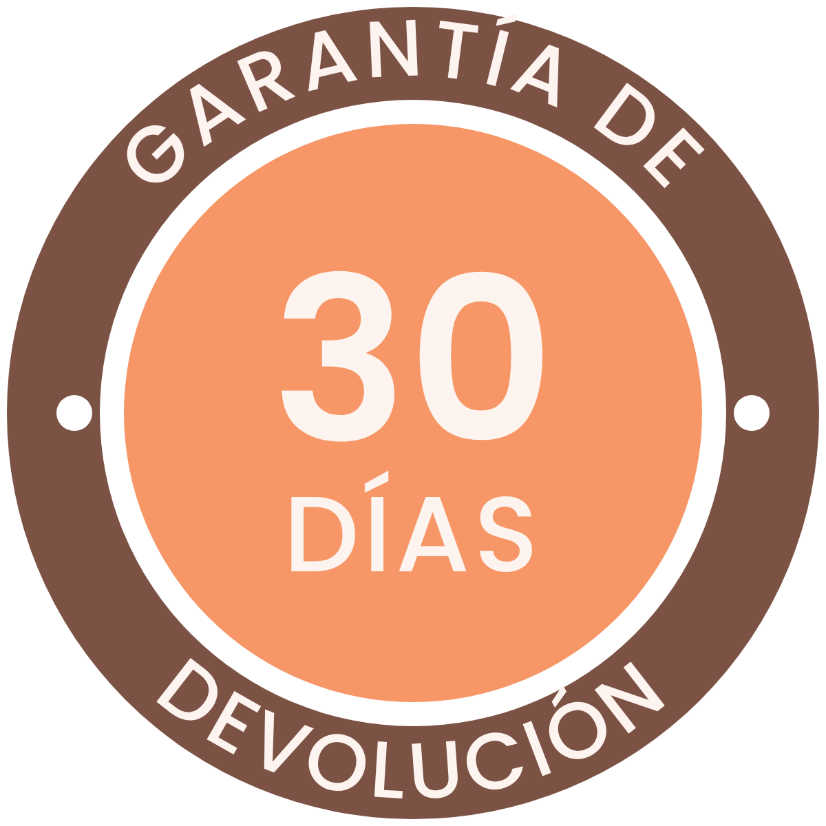 30 días de garantía