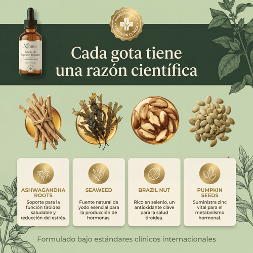Naturox - Soporte de Tiroídes Natural Clínico