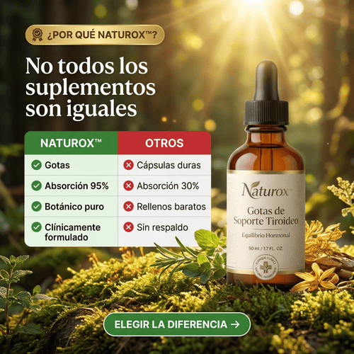 Naturox - Soporte de Tiroídes Natural Clínico